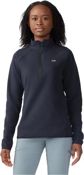 Куртка Mountain Hardwear Microchill1/4 Zip Pullover, черный