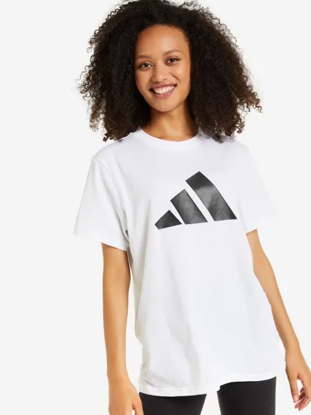 Футболка женская adidas Three Bar, Белый
