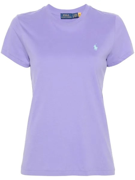 Polo Ralph Lauren футболка из хлопкового джерси, фиолетовый
