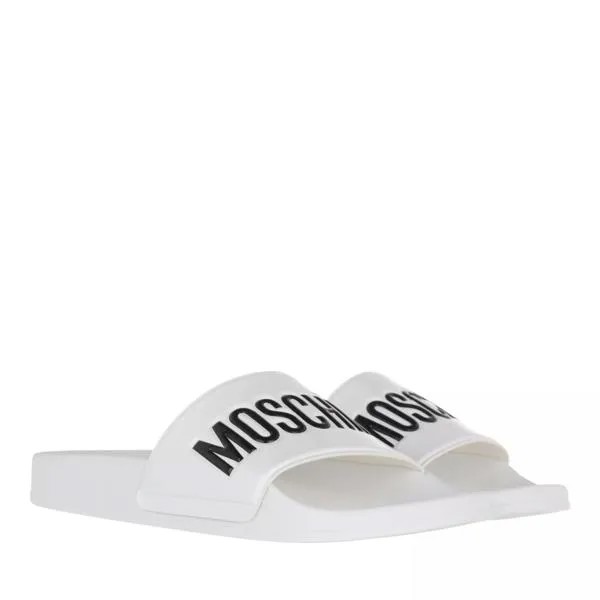 Сандалии sabotd pool25 pvc logo Moschino, белый