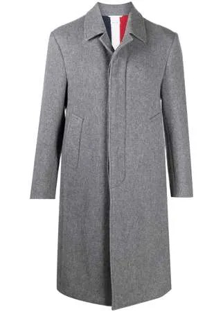 Thom Browne пальто строгого кроя с полосками RWB