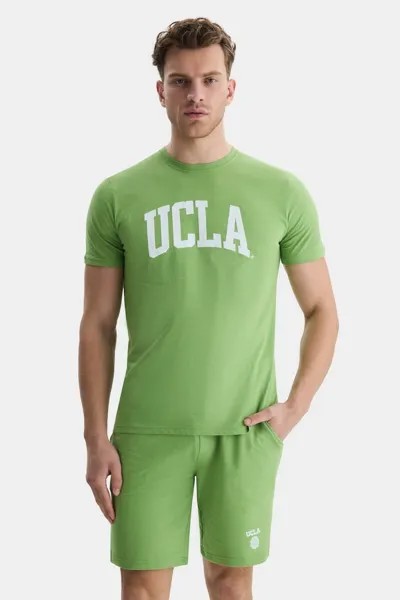 Футболка Culver с круглым вырезом и логотипом Ucla, зеленый