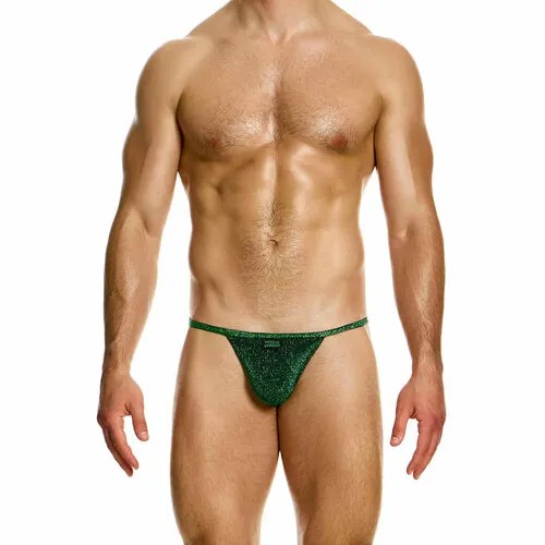 Трусы MODUS VIVENDI Glitter Tanga Brief, размер M, зеленый