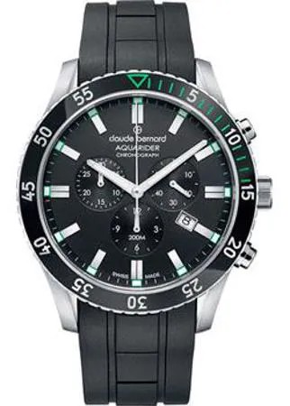 Швейцарские наручные  мужские часы Claude Bernard 10223-3NVCANV. Коллекция Aquarider