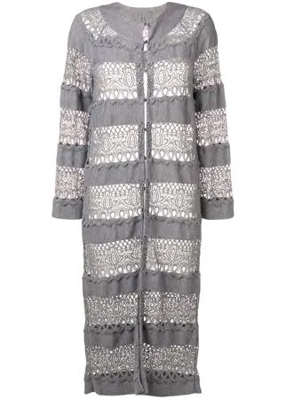 Christian Dior удлиненный кардиган тонкой вязки pre-owned
