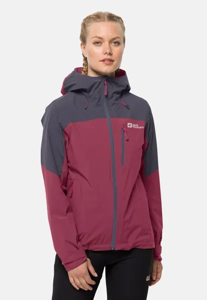 Куртка Softshell Jack Wolfskin, цвет sangria red