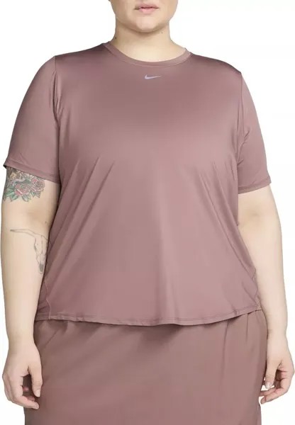 Женский топ с короткими рукавами Nike One Classic Dri-FIT (большие размеры)