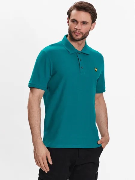 Рубашка поло стандартного кроя Lyle & Scott, синий