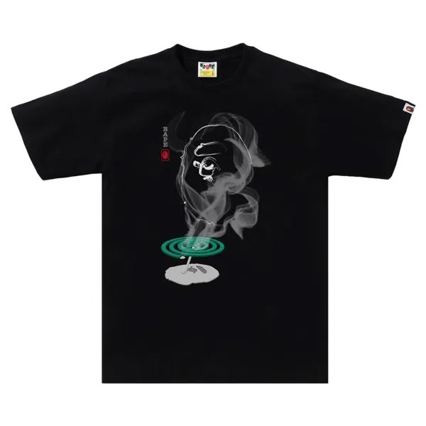 Футболка BAPE Mosquito Coil Ape Head Tee, черный