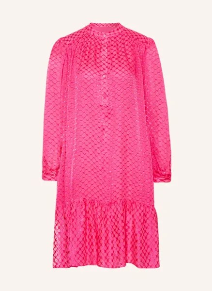 Платье-бантик день с шелком Lala Berlin, розовый