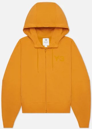 Женская толстовка Y-3 Classic Logo Full Zip-Hoodie, цвет жёлтый, размер XS