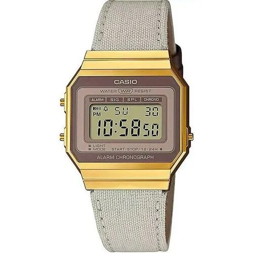 Наручные часы CASIO, бежевый, коричневый