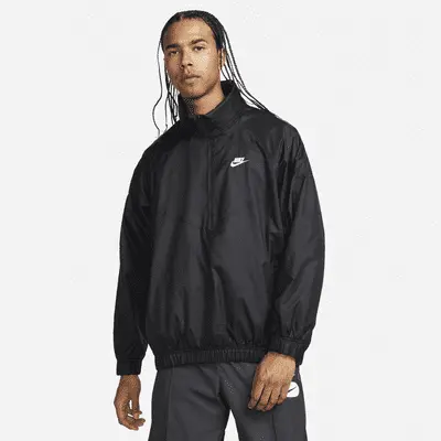 Куртка Nike Windrunner, черный/белый