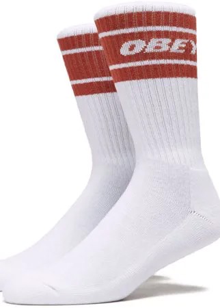 Носки OBEY Cooper Ii Socks White / Hot Sauce 2022