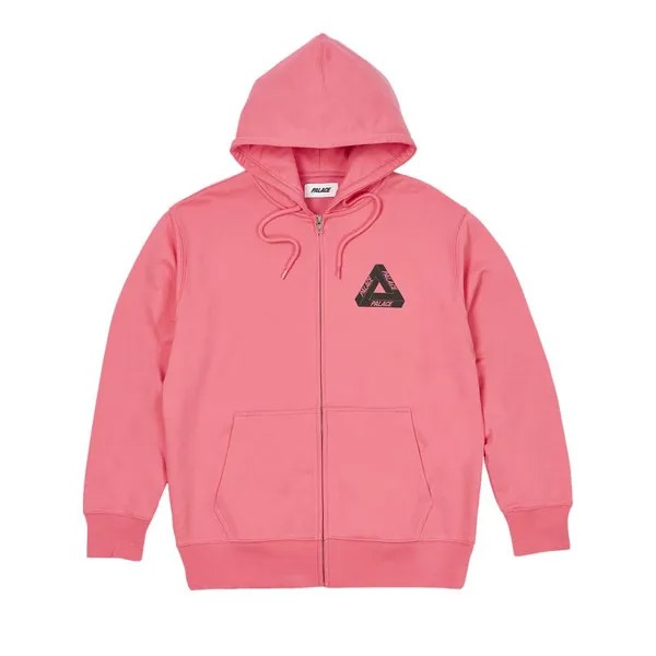 Толстовка Palace Tri-Puff Print Zip 'Pink', розовый