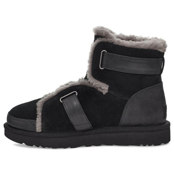 Зимние ботинки Dune mini с пряжкой, , флисовая подкладка Ugg, черный