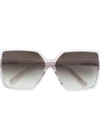 Saint Laurent Eyewear солнцезащитные очки в массивной оправе