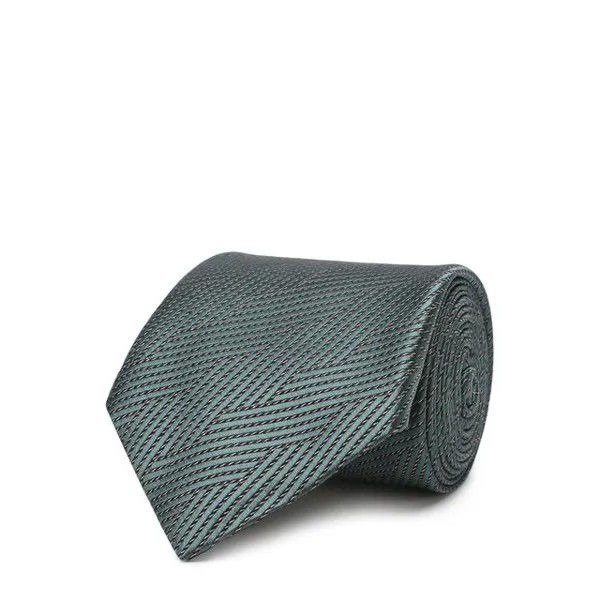 Шелковый галстук с узором Giorgio Armani
