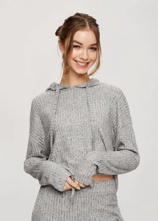 Серый худи в широкий рубчик Miss Selfridge