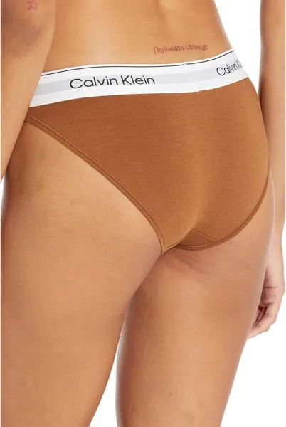 Бикини Moderns из хлопка Naturals Calvin Klein Underwear, цвет Warm Bronze