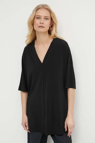 Блузка Max Mara Leisure, черный