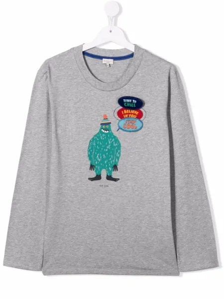 Paul Smith Junior футболка с принтом Monster