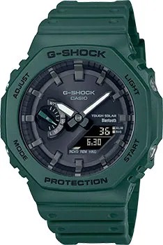 Японские наручные  мужские часы Casio GA-B2100-3A. Коллекция G-Shock