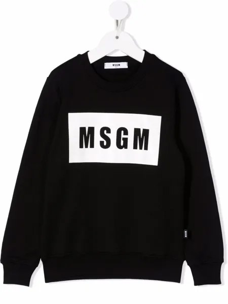 MSGM Kids толстовка с логотипом
