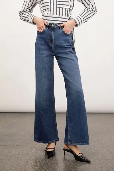Широкие джинсы Motivi, синий
