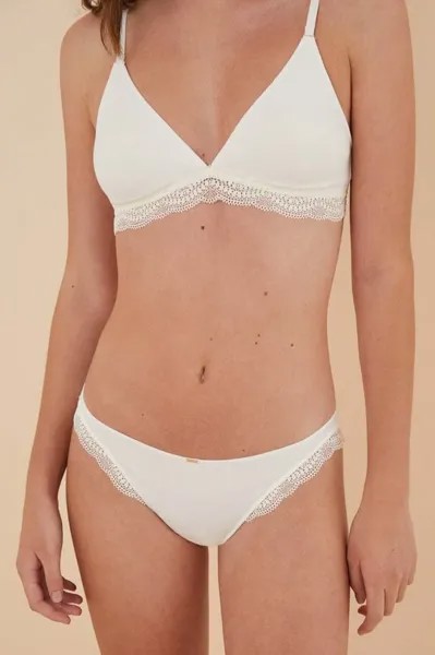 Женские секретные трусики COTTON COLLECTION 1 women'secret, белый