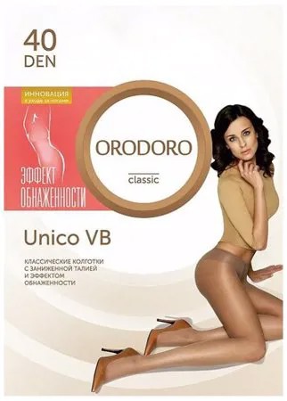 Колготки Orodoro Unico VB, 40 den, размер 4, miele (бежевый)