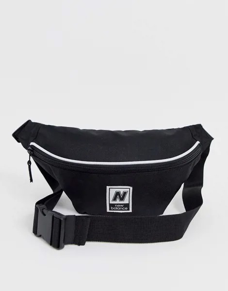 Черная классическая сумка-кошелек на пояс New Balance-Черный