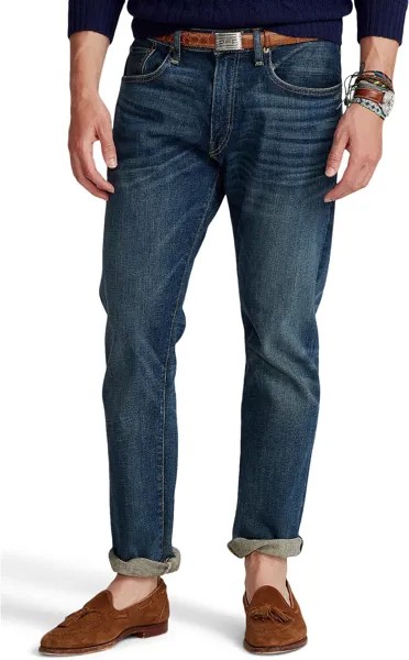 Джинсы Hampton Relaxed Straight Fit Jeans Polo Ralph Lauren, цвет Rockford Medium