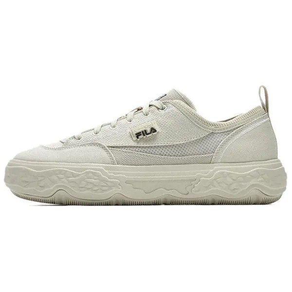 ROCK Canvas Shoes Men Low-top Коричневый/черный Fila