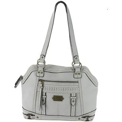Женская серая сумка-портфель BOC Born Concepts с высоким мостиком, большая BHFO 7256