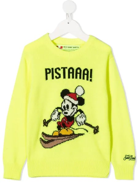 MC2 Saint Barth Kids джемпер Mickey Mouse с надписью