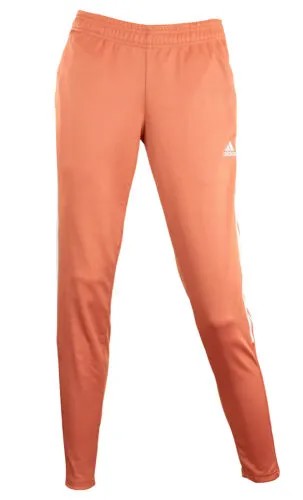Женские футбольные спортивные брюки с 3 полосками adidas Tiro, цвет Magic Earth/белый