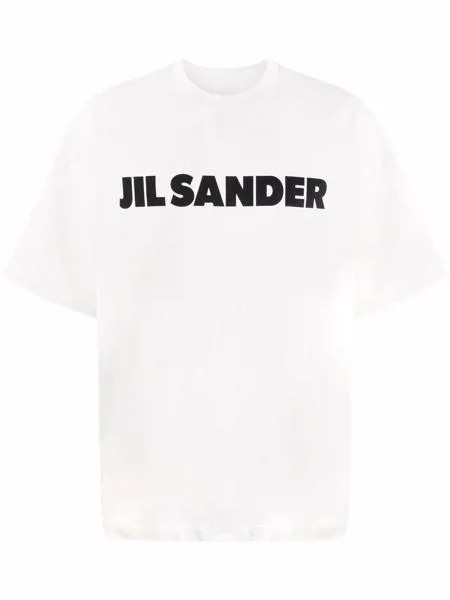 Jil Sander футболка оверсайз с логотипом