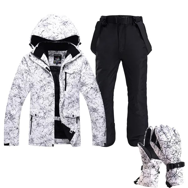 -30 мужская или женская зимняя одежда сноубордические комплекты водонепроницаемые ветрозащитные дышащие уличные спортивные лыжные костюмы куртки и брюки с поясом