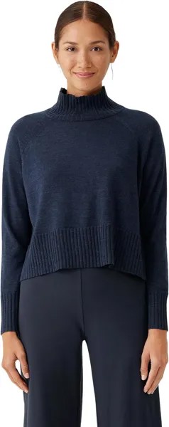 Свитер с высоким воротом Eileen Fisher, цвет Nocturne