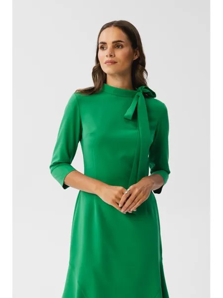 Коктейльное платье modern fit Stylove, зеленый