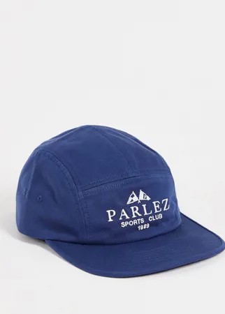 Темно-синяя 5-панельная кепка Parlez Sports Club-Темно-синий