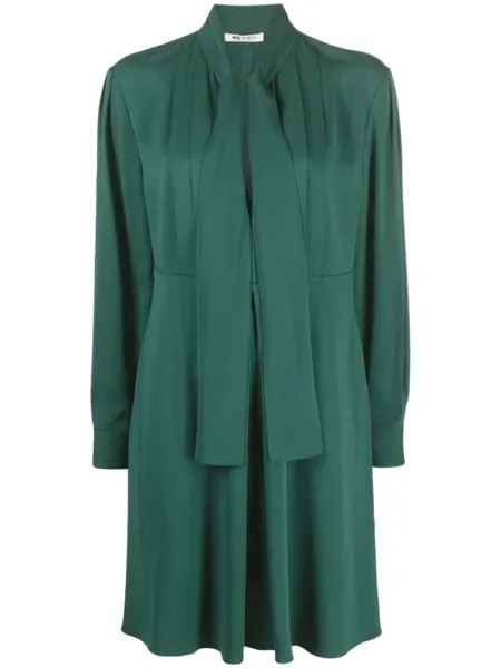 Ports 1961 атласное платье с завязками, зеленый