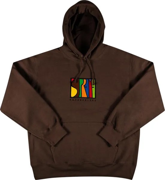 Толстовка Supreme Enterprises Hooded Sweatshirt 'Dusty Brown', коричневый