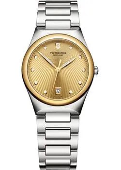 Швейцарские наручные  женские часы Victorinox Swiss Army 241633. Коллекция Victoria