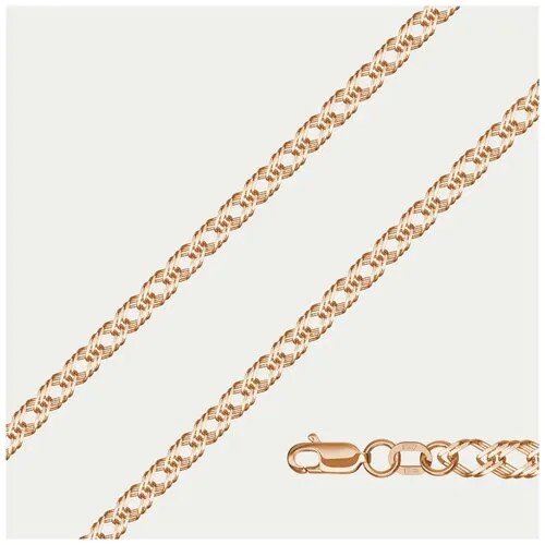 Цепь GOLD CENTER, золото, 585 проба, плетение ромб тройной, длина 55 см., средний вес 10.22 гр.