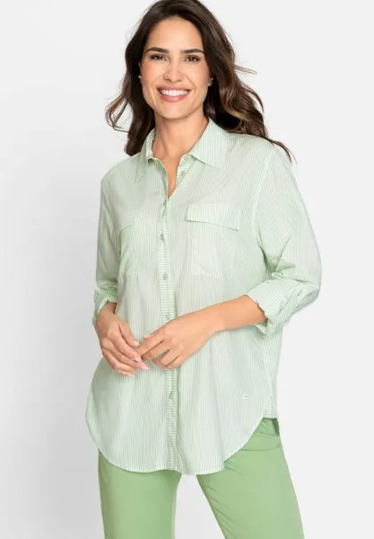 Блузка-рубашка KLASSISCHE MIT BRUSTTASCHEN Olsen, цвет hellgrün