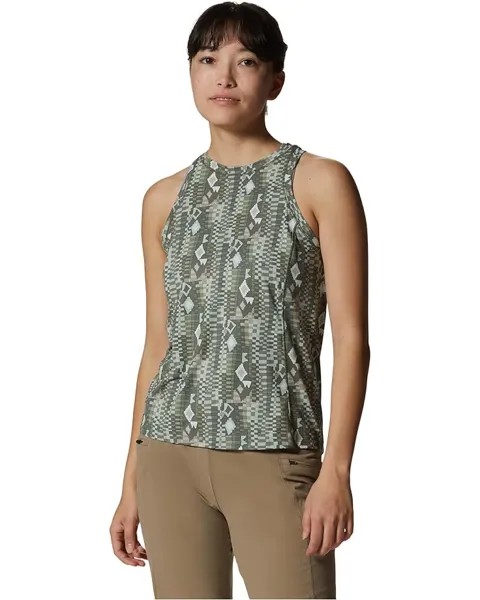 Топ Mountain Hardwear Crater Lake, цвет Mantis Geo Print