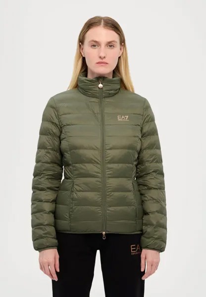 Зимняя куртка GIUBBOTTO EA7 Emporio Armani, оливково-зеленый