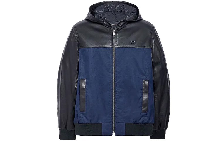 COACH Мужская куртка, цвет Black Blue